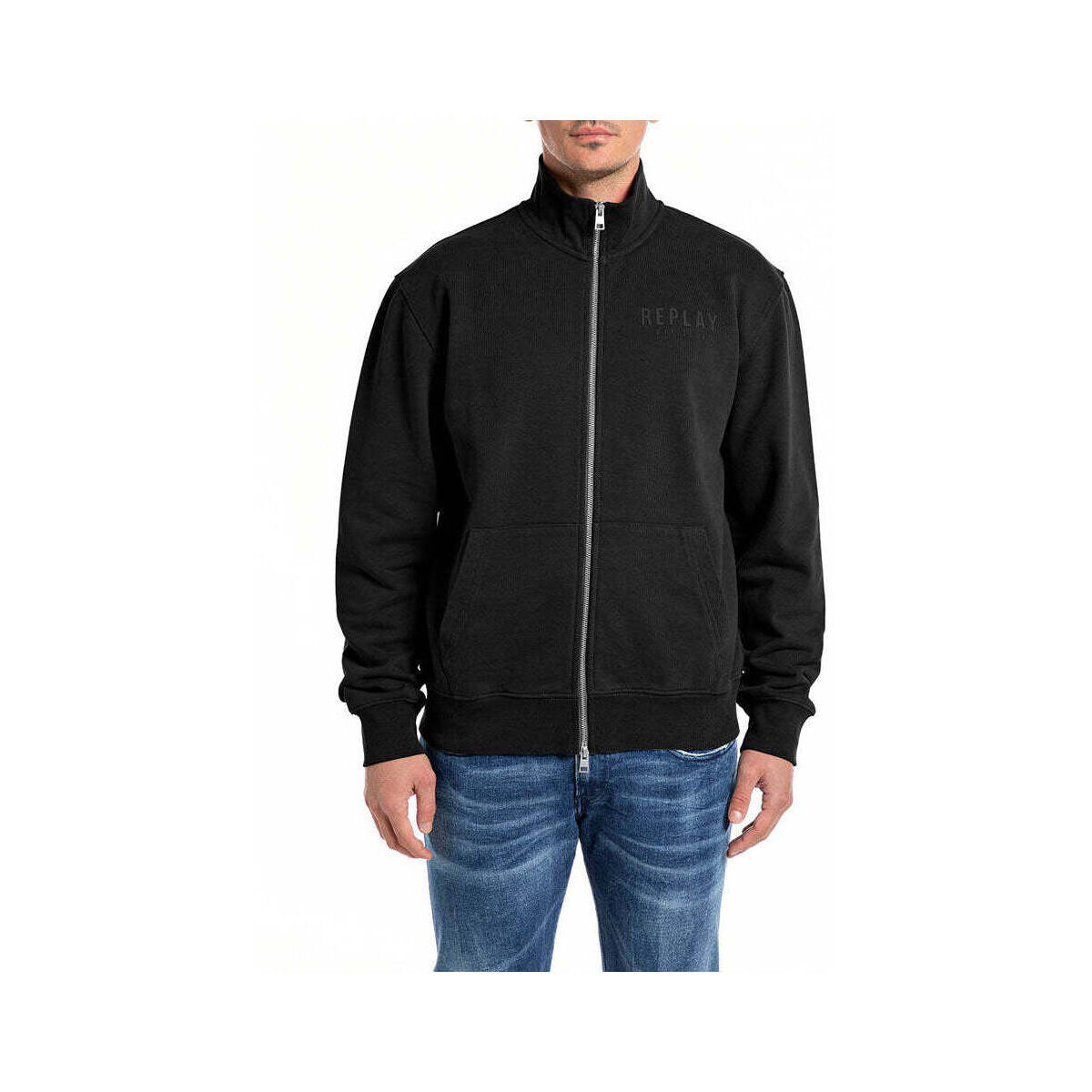 Textil Homem Casacos de malha Replay M69730002280CS-088-16-1 Azul