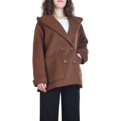 Textil Mulher Casacos Sandro Ferrone S95YBECONSUELO Castanho