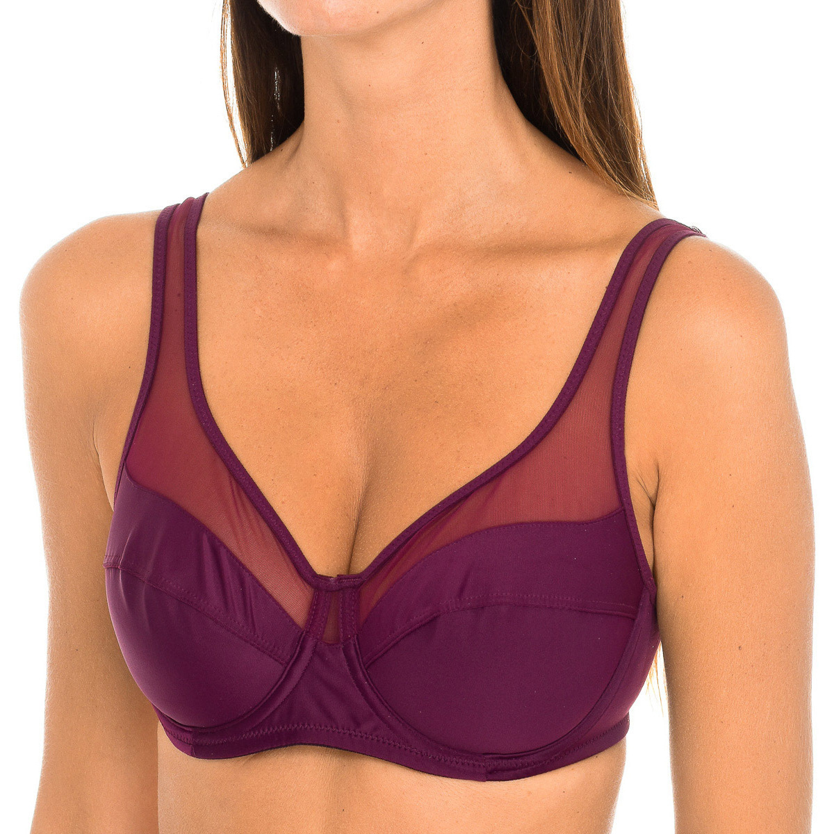 Roupa de interior Mulher Soutiãs sem arco DIM 03983-A2G Bordô