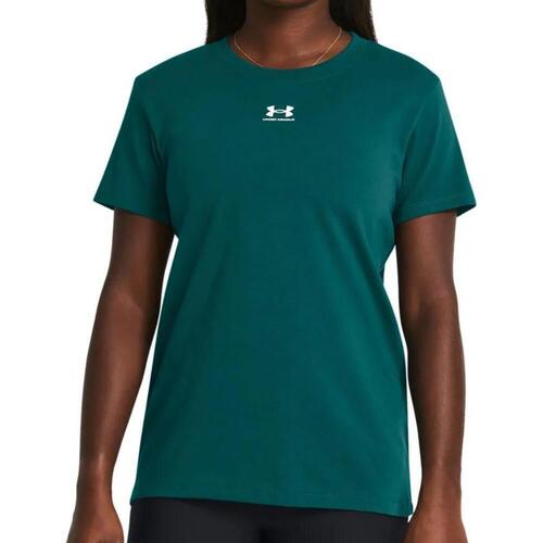 Textil Mulher T-shirts e Pólos Under Armour  Verde