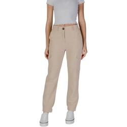 Textil Mulher Calças B.young BYDANTA CARGO PANTS 20812878 Bege