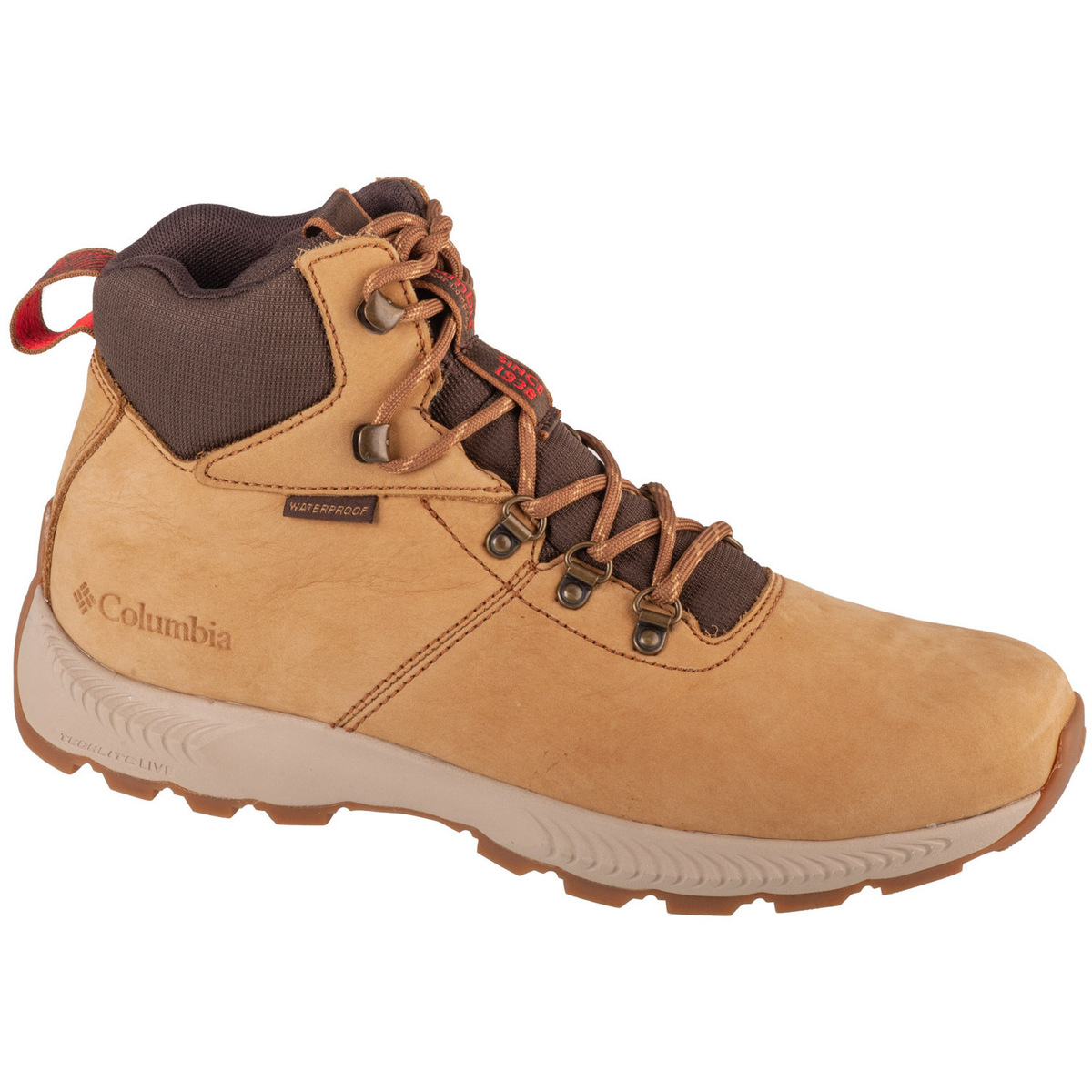 Sapatos Homem Sapatos de caminhada Columbia Landroamer Explorer WP NB Bege