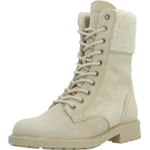 Sapatos Mulher Botas Clarks ORINOCO2 WARM Bege
