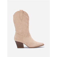 Sapatos Mulher Botas La Modeuse 73391_P173094 Bege