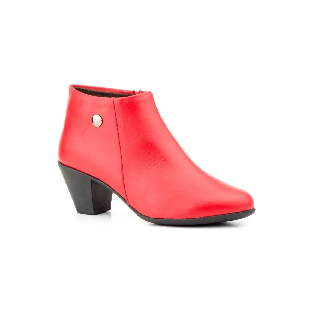 Sapatos Mulher Botins Cbp - Conbuenpie Botines Clásicos by CBP Vermelho
