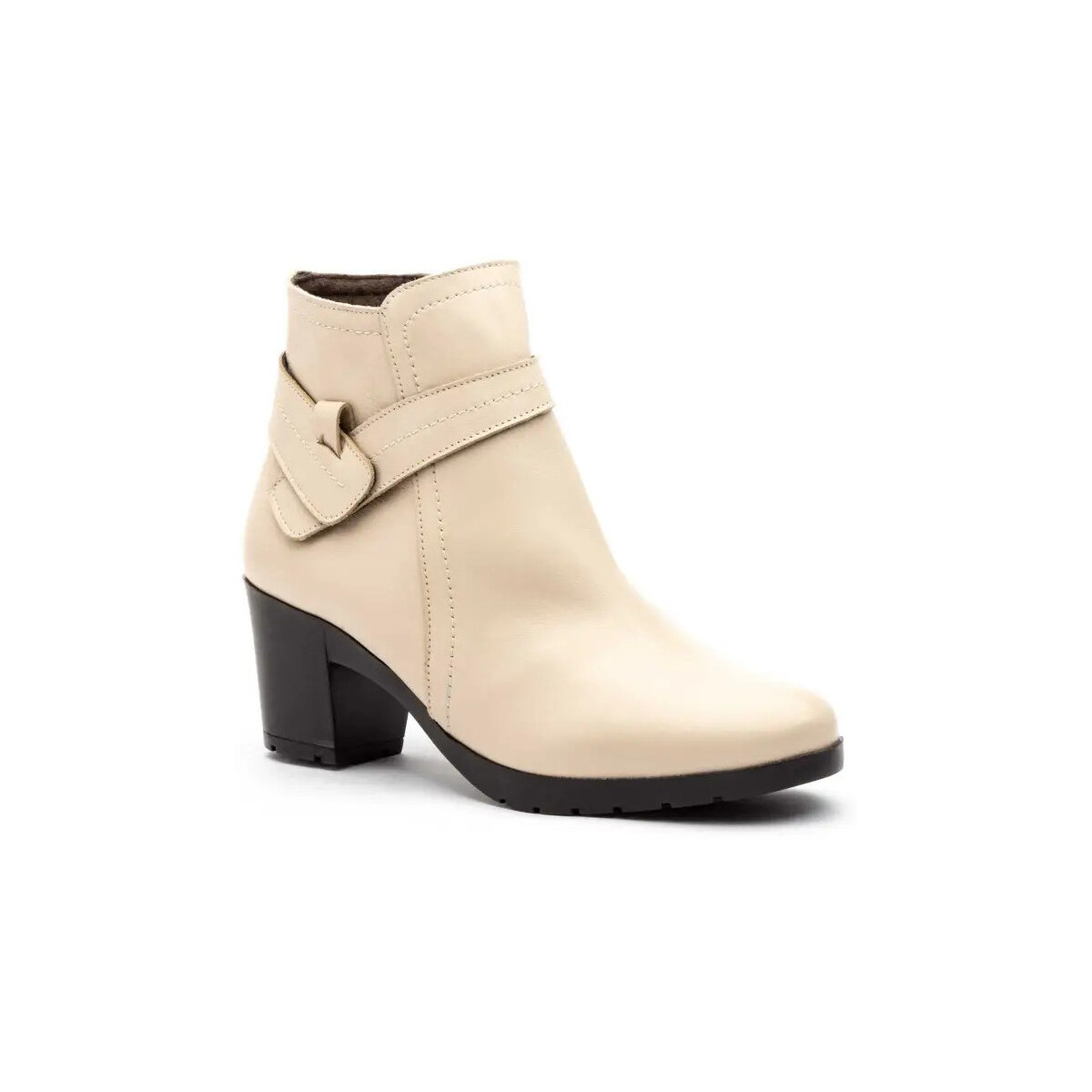 Sapatos Mulher Botins Cbp - Conbuenpie Botines Piel by CBP Bege
