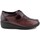 Sapatos Mulher Escarpim Zany By Trebede Sapatos de conforto com cunha em pele cor de vinho Bordô