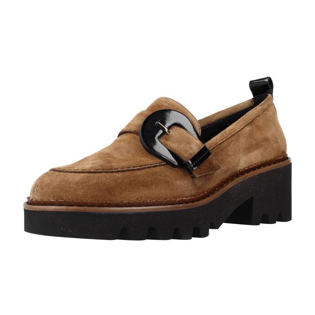 Sapatos Mulher Mocassins Dibia 7075D Castanho