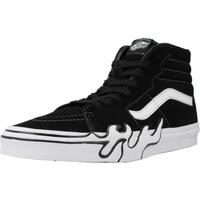 Sapatos Homem Sapatilhas Vans SK8-HI FLAME Preto
