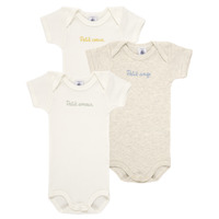 Textil Criança Bodies criança Petit Bateau 3 BODIES US MC Branco