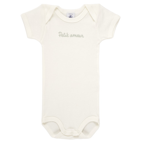 Petit Bateau 3 BODIES US MC Branco