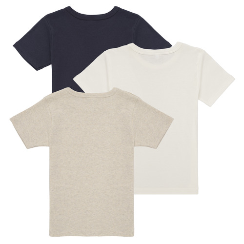 Petit Bateau 3 TEE SHIRTS MC Multicolor