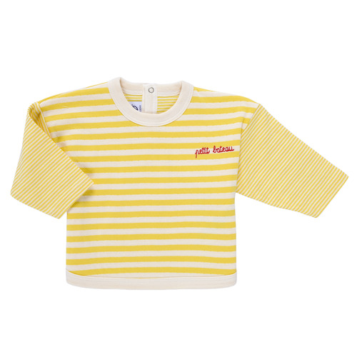 Textil Criança Sweats Petit Bateau BARCLAY Amarelo