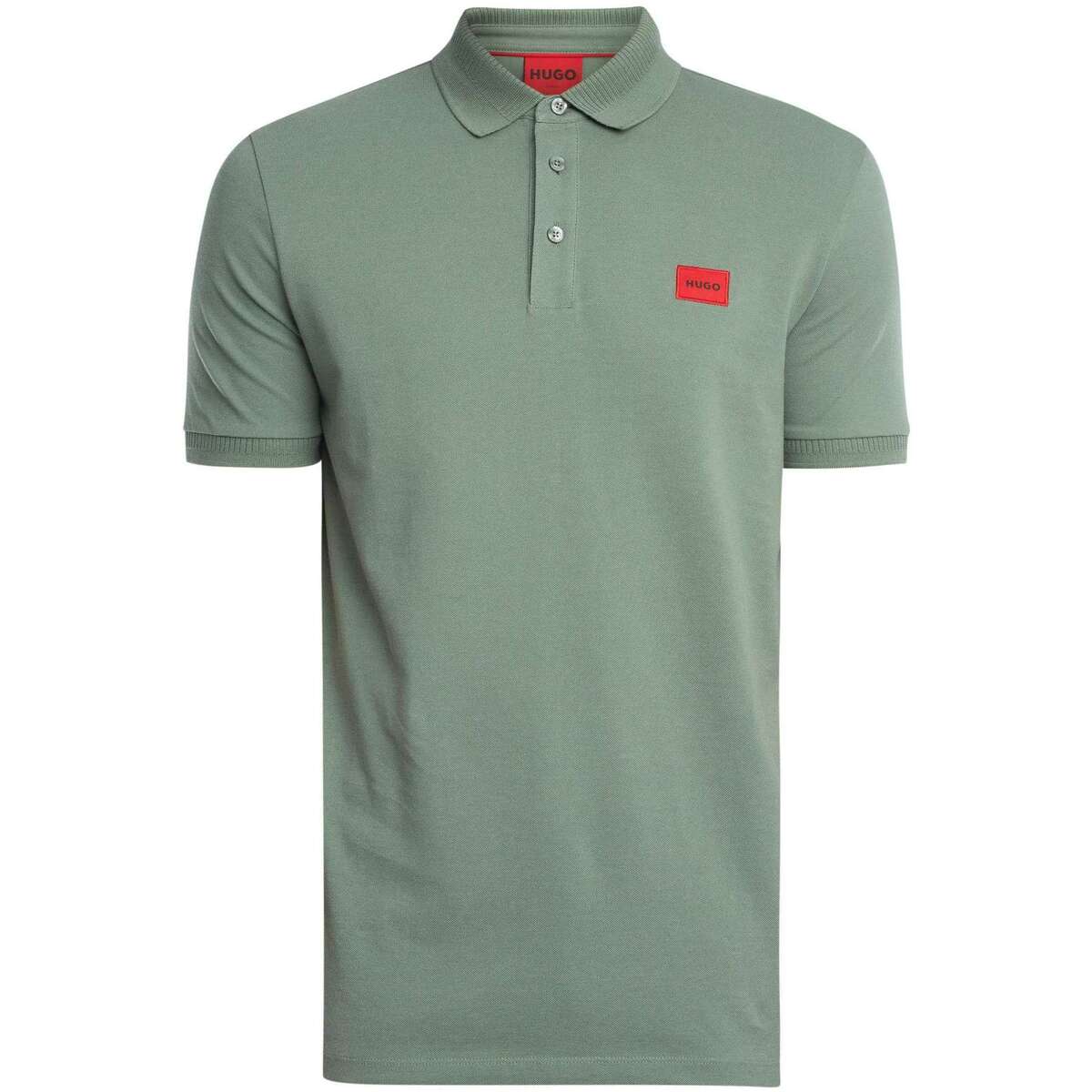 Textil Homem Polos mangas curta BOSS Dereso232 Camisa Polo Slim Verde