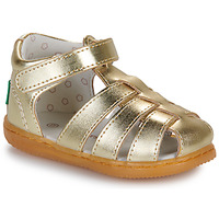 Sapatos Rapariga Sandálias Kickers KICK FLO Ouro