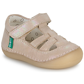 Sapatos Rapariga Sandálias Kickers SUSHY Rosa / Íris