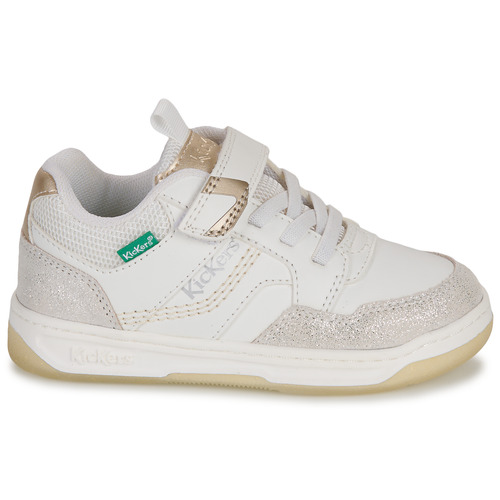 Kickers KICKARTING Branco / Prata / Ouro