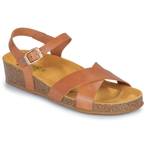 Sapatos Mulher Sandálias Dream in Green TSILIA Camel