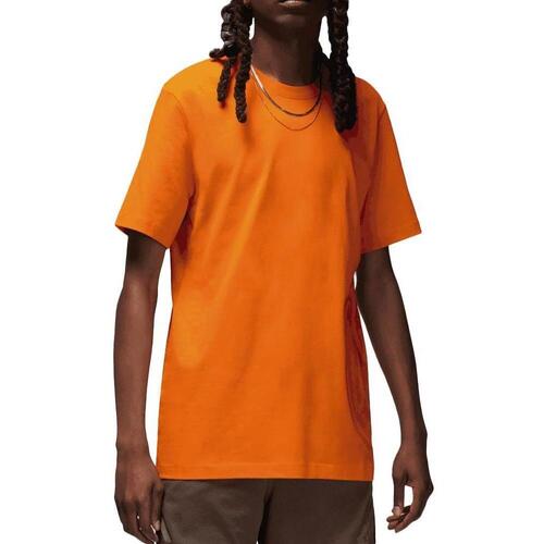 Textil Homem T-shirts e Pólos Nike  Laranja