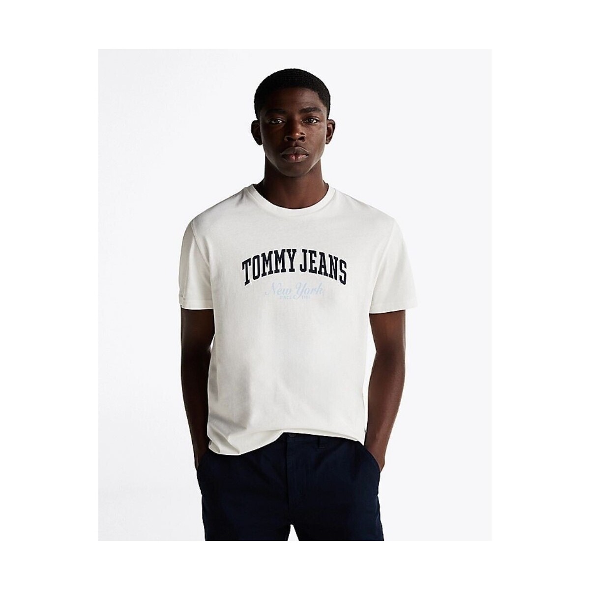 Textil Homem T-Shirt mangas curtas Tommy Hilfiger DM0DM20362 Branco