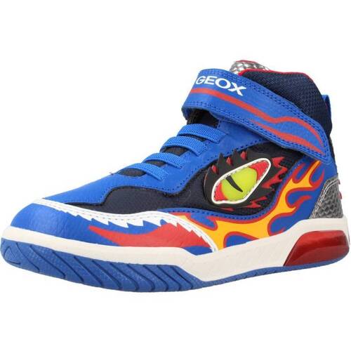 Sapatos Rapaz Sapatilhas Geox J INEK B. Azul