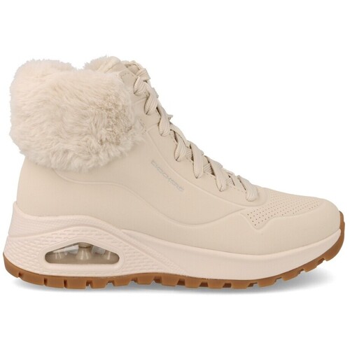 Sapatos Mulher Botins Skechers  Bege