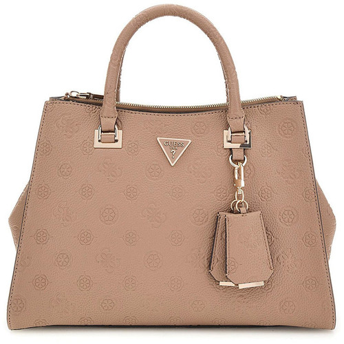 Malas Mulher Bolsa de mão Guess Cresidia Society Satchel Castanho