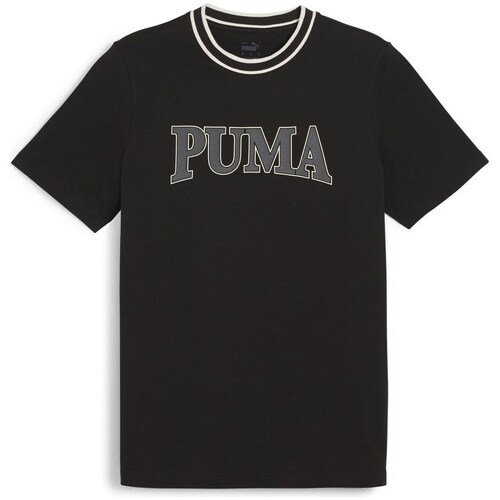Textil Homem T-Shirt mangas curtas Puma Squad Graphic Tee Preto