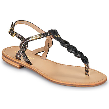 Sapatos Mulher Sandálias Les Tropéziennes par M Belarbi HAMSONG Preto / Ouro