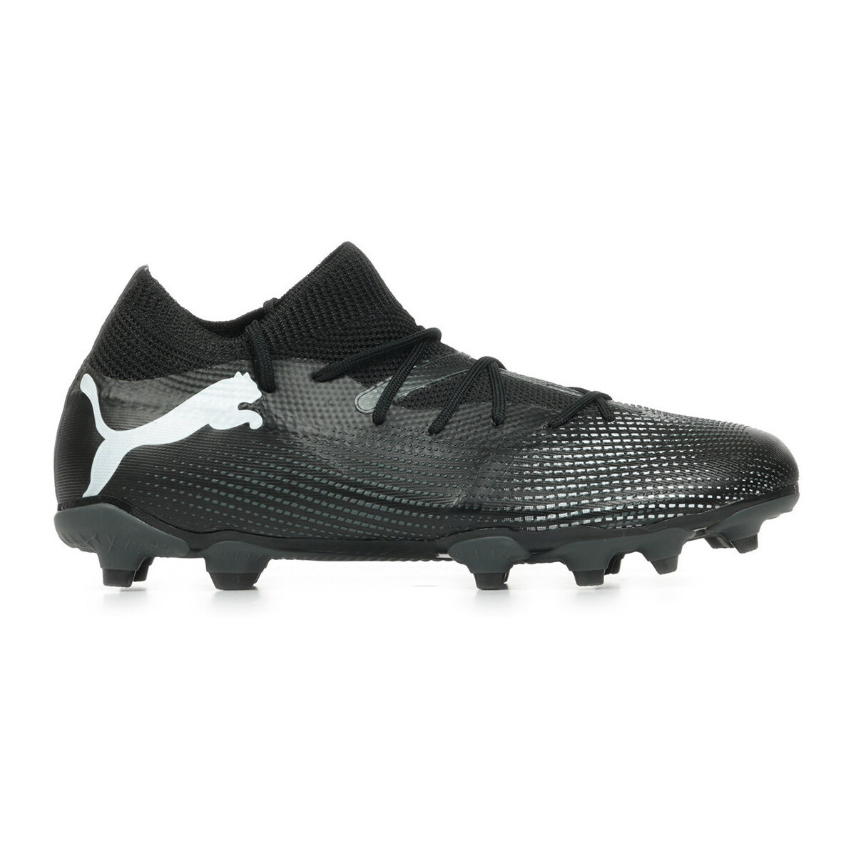Sapatos Rapaz Chuteiras Puma Future 7 Match Fg/Ag Jr Preto