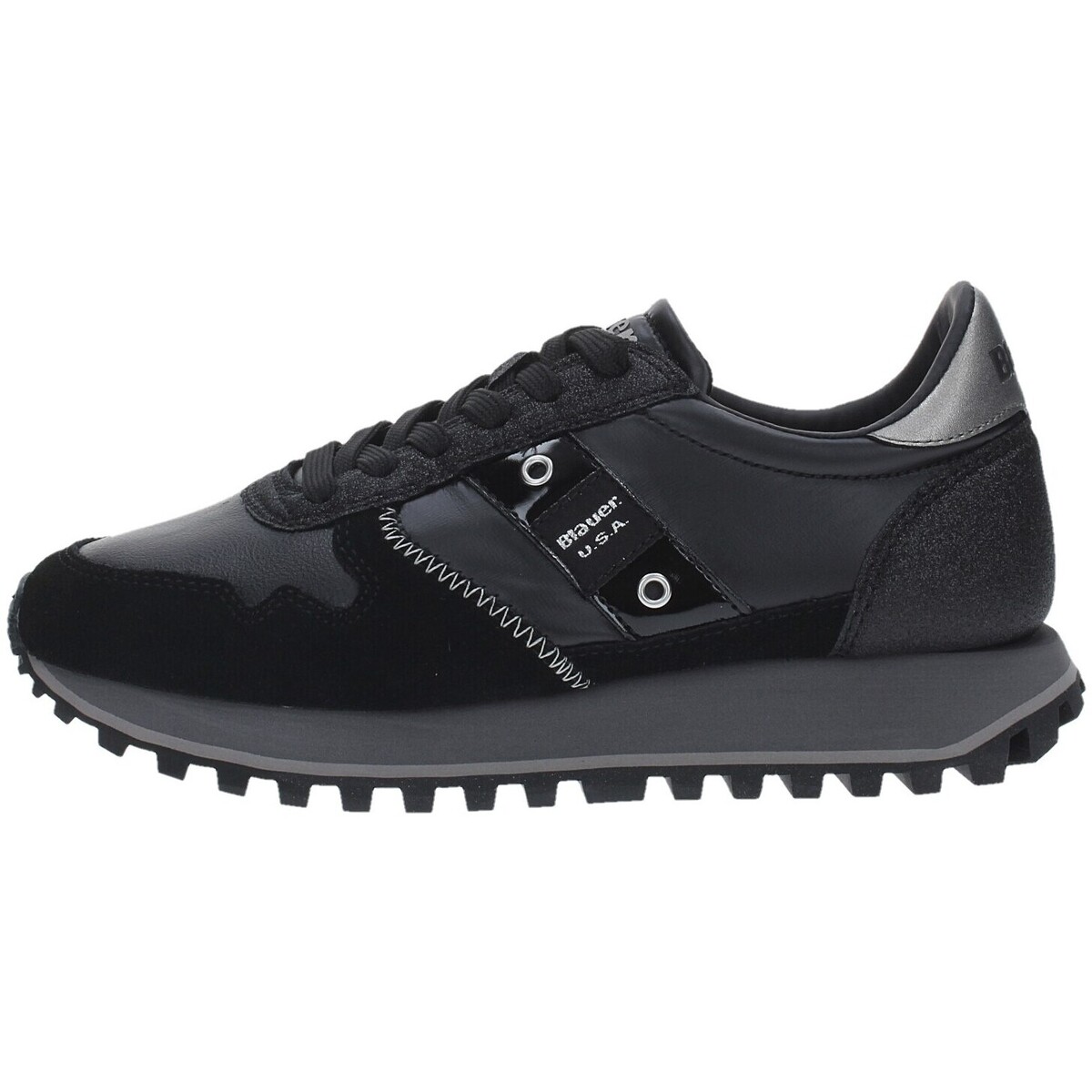 Sapatos Mulher Sapatilhas Blauer  Preto