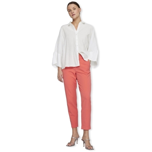 Vila Camisa Aspyn 3/4 Loose - Cloud Dancer Branco