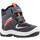 Sapatos Rapaz Botas Geox B FLANFIL BOY B ABX Preto