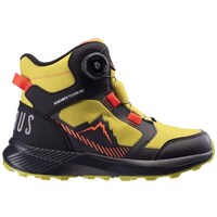 Sapatos Criança Sapatos de caminhada Elbrus Faloria Mid Wp Jr Preto, Verde azeitona