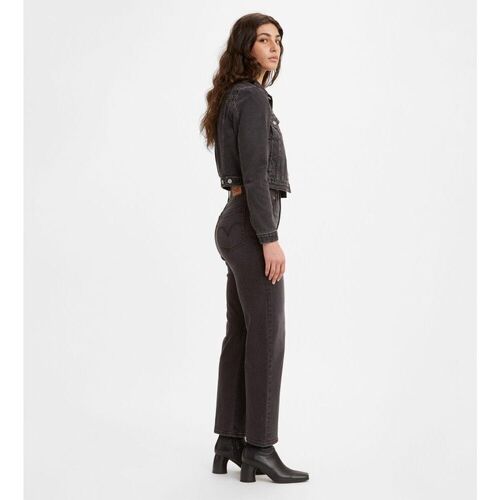 Levi's 72693 0134 L.27 - RIBCAGE STRAIGHT-DENIM BLACK Preto
