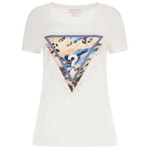 Textil Mulher T-shirts e Pólos Guess W4YI15 J1314-G011 Branco