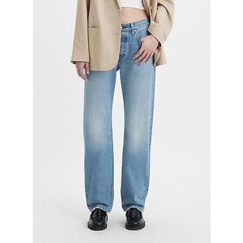 Textil Mulher Calças de ganga Levi's A1959 0026 - 501 90'S-SHAPE SHIFTER SELVEDGE Azul