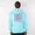 Textil Homem Sweats Oxbow Sweat à capuche DISTORTED Azul