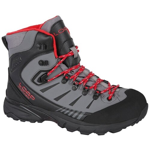 Sapatos Homem Sapatos de caminhada Loap Eclipse Vermelho, Preto, Cinzento