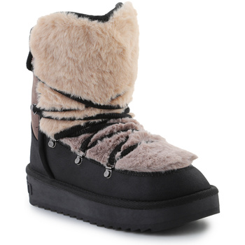 Sapatos Mulher Botas baixas D.Franklin Nordic TRK Fur DFSH370012-Black Preto