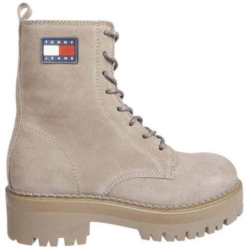 Sapatos Mulher Botins Tommy Jeans  Bege