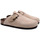 Sapatos Mulher Tamancos Biocomfort Socas ecológicas bege orgânicas com pelo Bege