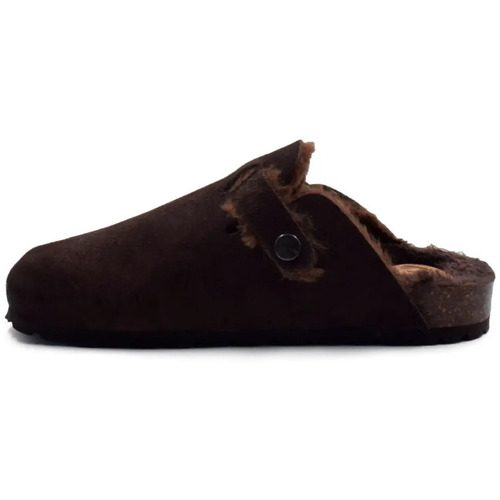 Biocomfort Socas ecológicas orgânicas moka com pelo Castanho