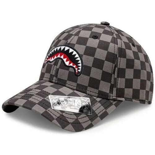 Acessórios Chapéu Sprayground SP6628 SMOOTH-CHECK CAP GREY Cinza