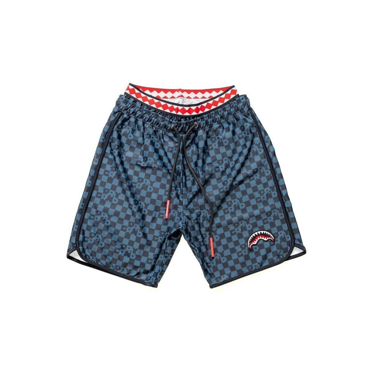 Textil Homem Fatos e shorts de banho Sprayground SP501 CHECKERED MIDI-BLK Preto