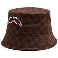 Acessórios Chapéu Sprayground SP14998BRW CHECK-BUCKET CAP Castanho