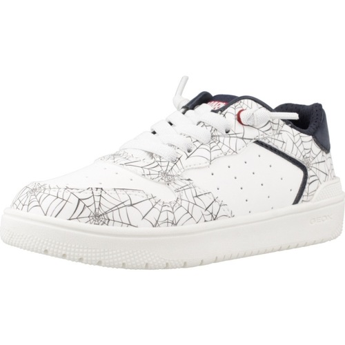 Sapatos Rapaz Sapatilhas Geox J WASHIBA BOY Branco