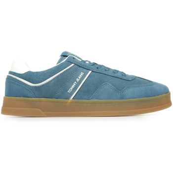 Sapatos Homem Sapatilhas Tommy Hilfiger The Greenwich Suede Azul
