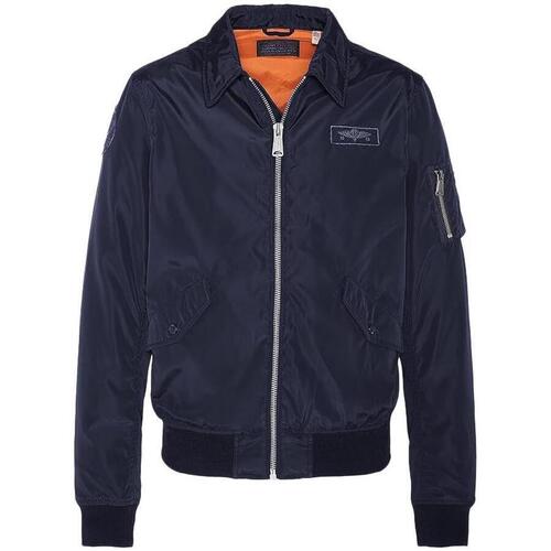 Textil Homem Jaquetas Schott  Azul