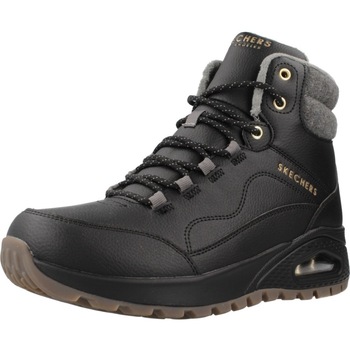 Sapatos Mulher Botas Skechers UNO RUGGED Preto